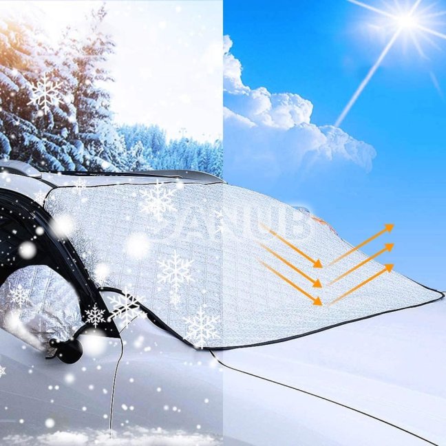 Obojstranná magnetická clona do auta