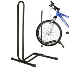 Čierny kovový stojan na bicykel