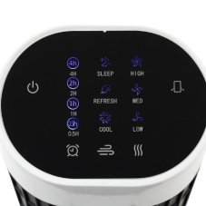 Stĺpový ventilátor s diaľkovým ovládačom, čierna farba, 79 cm, 45 W