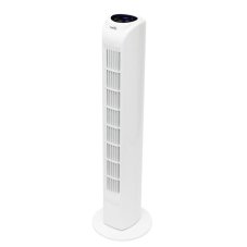 Stĺpový ventilátor s diaľkovým ovládačom, biela farba, 79 cm, 45 W