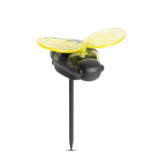 Zapichovacia solárna lampa - včielka - 8 x 6,5 x 14 cm - biela LED