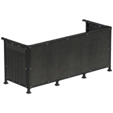 Tieniaca balkónová záclona - 1x6 m - 95% tienenie - antracitová