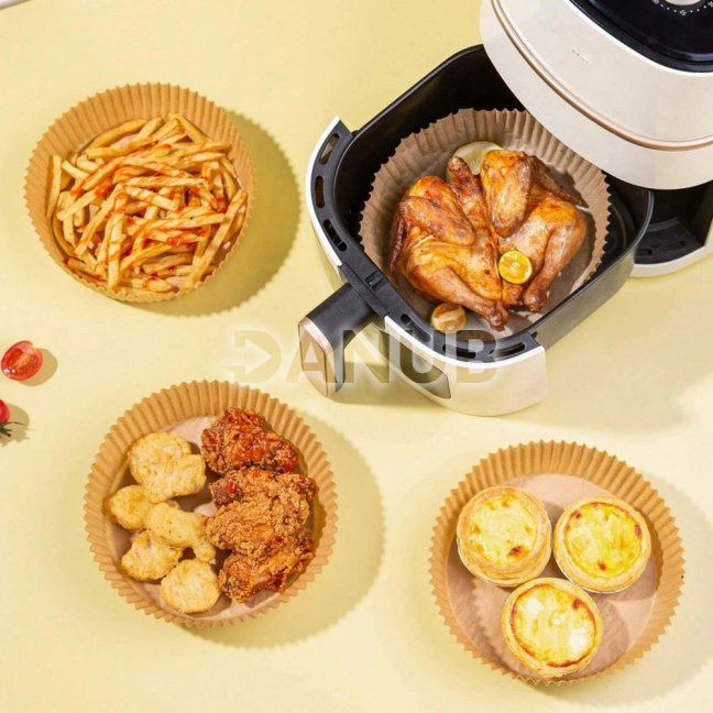 Air fryer papier na pečenie - do teplovzdušnej fritézy - kruh - 20 cm - 50 ks / balenie