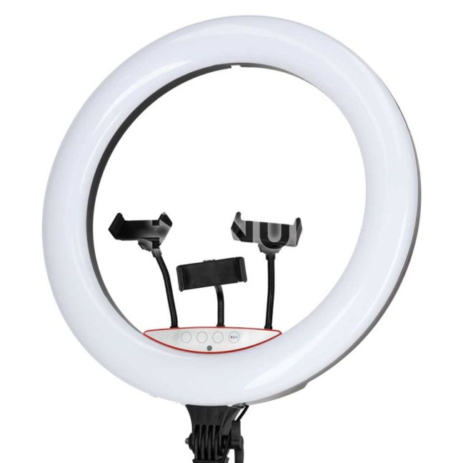 RGB LED selfie kruhové svetlo - priemer 45cm