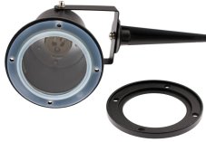 LED záhradné svietidlo GU10 - IP65 - kábel 1m - Black