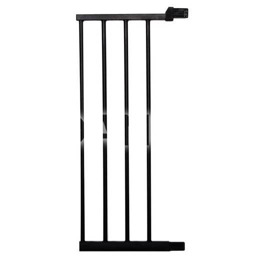 Bezpečnostná bariérová zábrana pre schody a dvere - čierna - 75-124cm