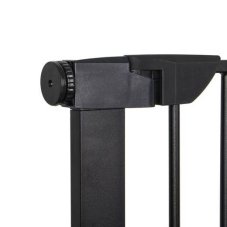 Bezpečnostná bariérová zábrana pre schody a dvere - čierna - 75-138cm