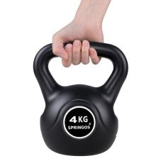 Kettlebell čierny - 4kg