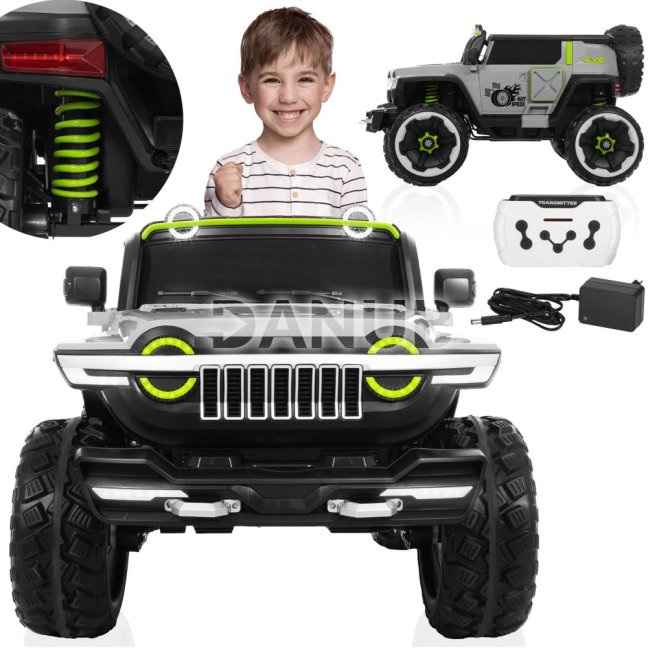 Elektrické autíčko pre deti na batérie 4x4 - jazda na diaľkové ovládanie - 140x82x76 cm