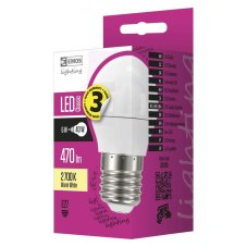 LED žiarovka Classic mini globe 6W E27 teplá biela