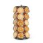 Kovový držiak na kávové kapsuly – na 35 kapsúl Dolce Gusto – 165 x 165 x 320 mm – čierny