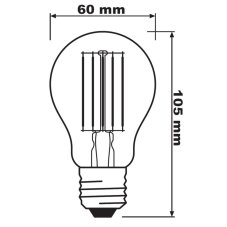 LED žárovka E27 A60 10W 1521lm 4000K