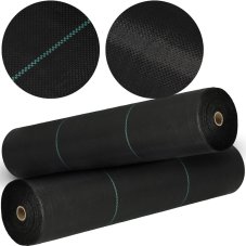 Záhradná agrotextília proti burine - 90g/m2 - 0,8x50 m - čierna