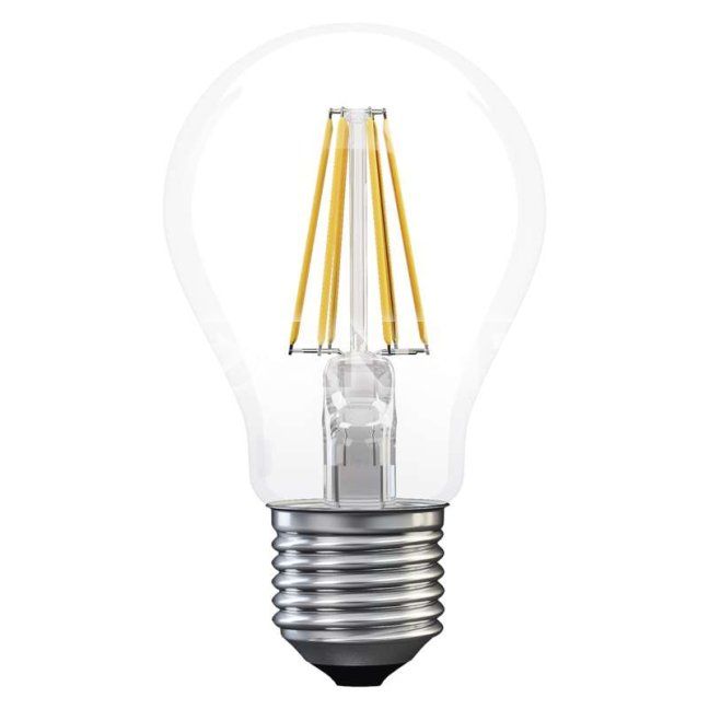 LED žiarovka filament A60 A++ 4W E27 teplá biela