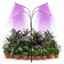 LED lampa na rast rastlín, 4 panely - časovač a diaľkové ovládanie - USB