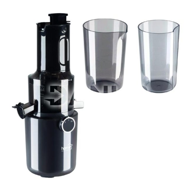 HOME HGSJ200 odšťavovač na zeleninu a ovocie, 200 W, nízke otáčky, 800 ml nádoba, držiak kábla