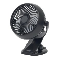 Štipcový, akumulátorový ventilátor