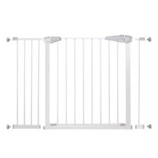 Biztonsági torlasz lépcsőkhöz és ajtókhoz - fehér - 76-120 cm