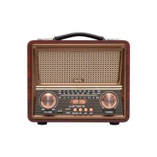 Prenosné retro rádio s multimediálnym prehrávačom - bluetooth - MP3