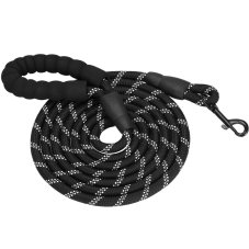 Výcvikové vodítko pre psov - 3 m lano do 50 kg - čierne