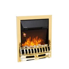 Vstavaný elektrický krb s LED efektom