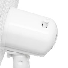 Stojanový ventilátor, biela farba, 40 cm, 45 W