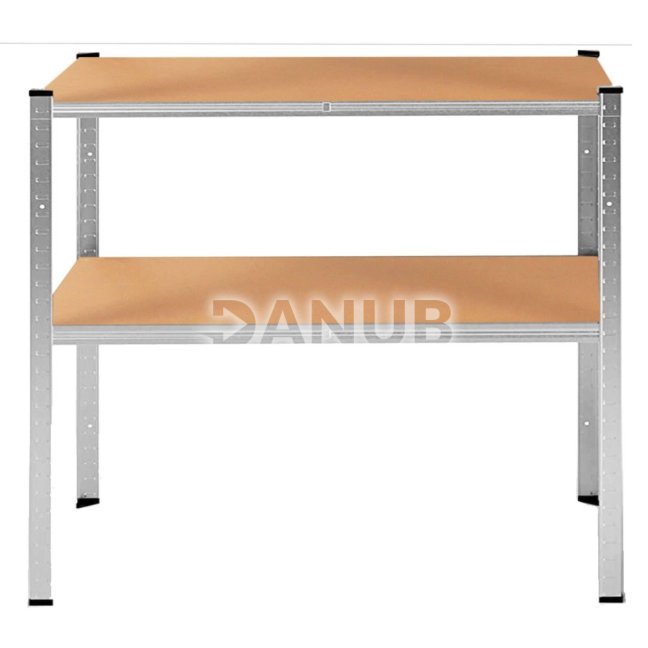 Kovový regál s 5 policami - 180x100x60 cm - 625 kg