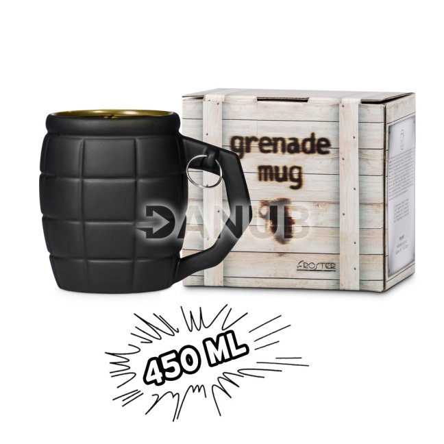 Hrnček Granát 450 ml - čierny