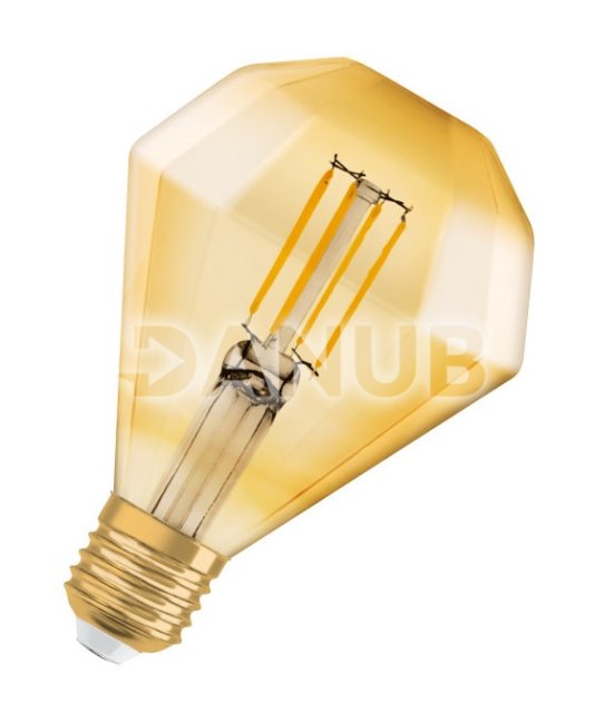 Led žiarovka filament e27 4,5w e27 osram vintage 1906 diamond - teplá biela