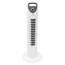 Stĺpový ventilátor, biela farba, 79 cm, 45 W