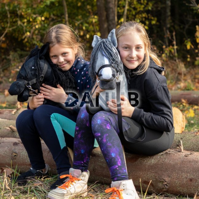 Hobby Horse Skippi - Koník na palici - Šedý