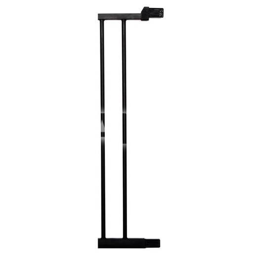 Bezpečnostná bariérová zábrana pre schody a dvere - čierna - 75-124cm