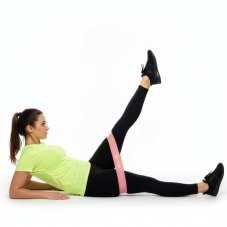 Fitnes odporové gumy na cvičenie - sada 5 ks - odpor 1-20 kg
