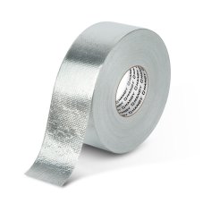 Hliníková lepiaca páska – sklolaminátová – akryl – 50 m x 50 mm – 150 mikrónov – nehorľavá