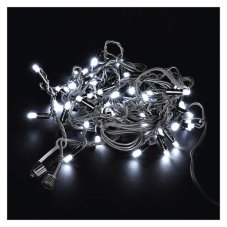 Světelný závěs Premium 3 m, 50 LED, studená bílá, černý kabel, IP44