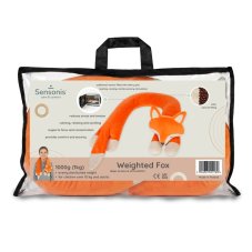 Súlyozott plüssjáték gyerekeknek és felnőtteknek 1 kg, róka, állítható súly, melegítő betétek – betétekkel