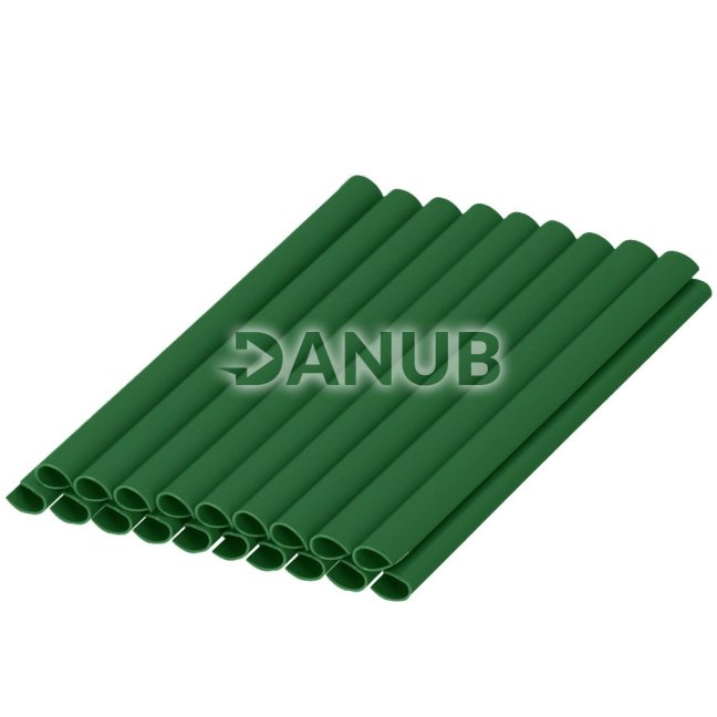 Tieniace plotové pásky a klipy (20ks) - PVC - 35m x 19cm - 450 g/m2 - tmavozelená