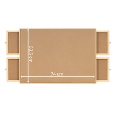 Puzzle összerakó alátét 1000 darabhoz - 79 x 55 cm - fa