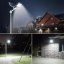 LED solárne pouličné svietidlo 800W - 6500K - 3,2V - 13Ah - s držiakom a diaľkovým ovládaním