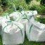 Big Bag vrece s nosnosťou 1000 kg - biela so zelenou