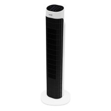 Stĺpový ventilátor s diaľkovým ovládačom, čierna farba, 79 cm, 45 W