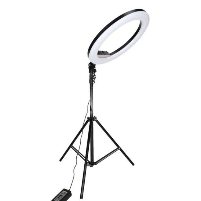 RGB LED selfie kruhové svetlo - priemer 45cm