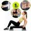 Fitness stepper 2-úrovňový - čierno-sivý