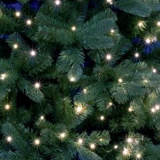 Svetelná reťaz zväzok vonkajšia 2,4 m, 250 LED, studená biela