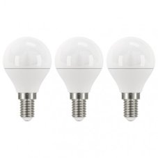 LED žiarovka Classic miniglobe 6W E14 neutrálna biela - 3ks