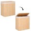 Bambusový kôš na pranie - 150L - 3 priehradky - svetlohnedý