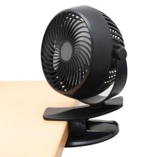 Štipcový, akumulátorový ventilátor