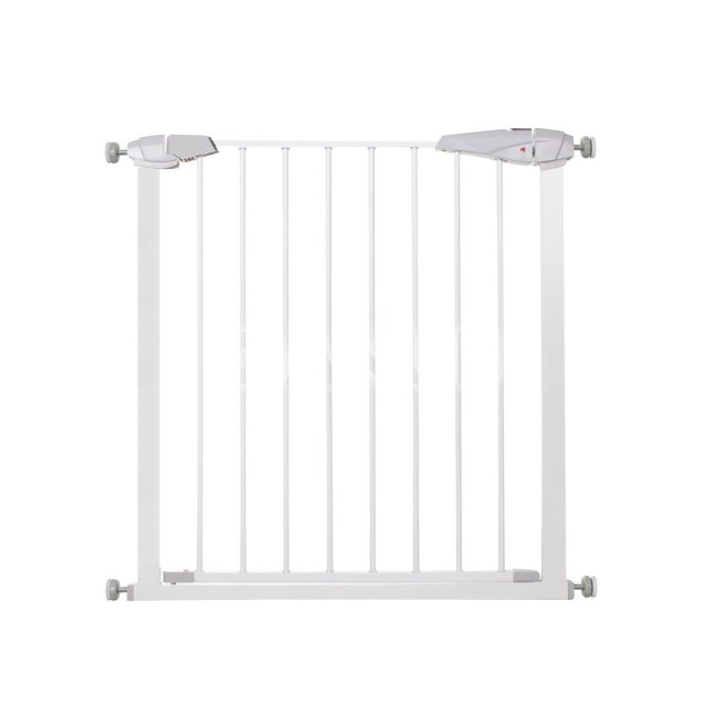Bezpečnostná bariérová zabrána pre schody a dvere - biela - 97-106 cm