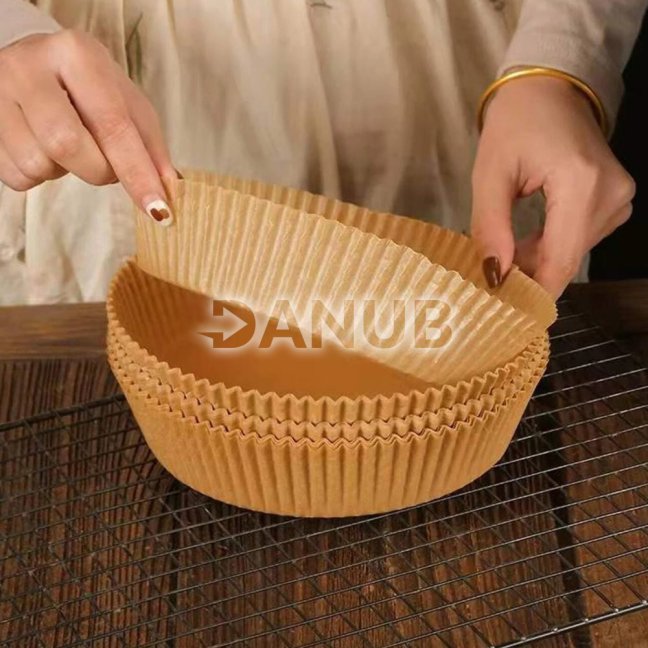 Air fryer papier na pečenie - do teplovzdušnej fritézy - kruh - 20 cm - 50 ks / balenie