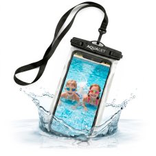 Vodotesný obal na telefón - 21.5 cm - transparentný